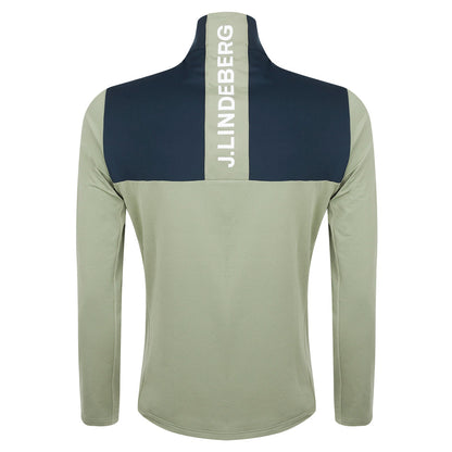 Genesis Scottish Open J.Lindeberg Men's Banks Panel Green Mid Layer