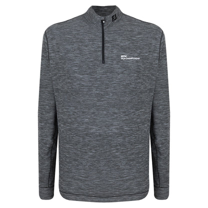 BMW PGA Championship FootJoy Men's Charcoal 1/4 Zip Mid Layer
