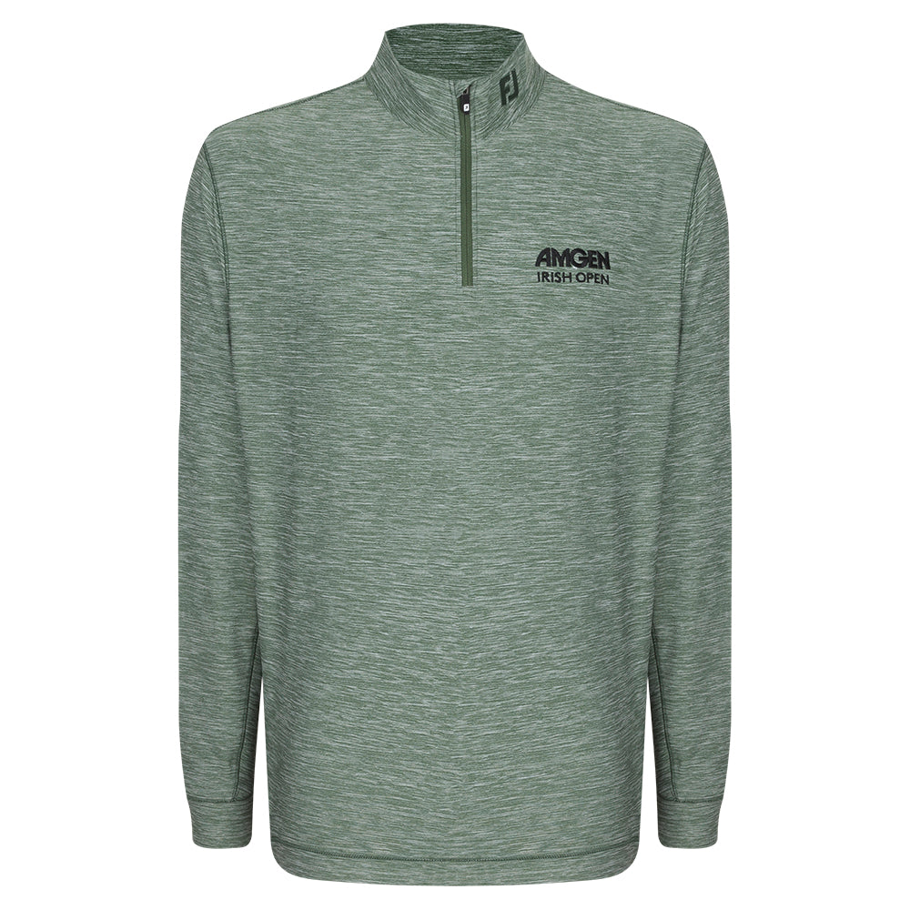 Amgen Irish Open FootJoy Men&#39;s Green 1/4 Zip Mid Layer