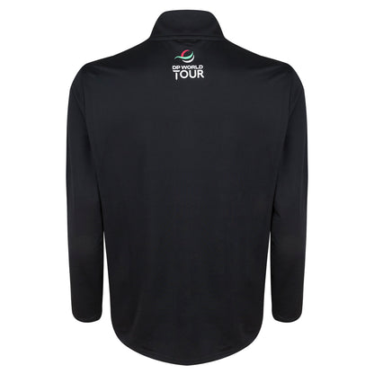 Genesis Scottish Open Men's Black 1/4 Zip Mid Layer