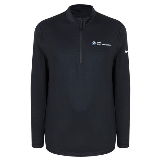 BMW PGA Championship Nike Men's Black 1/2 Zip Mid Layer
