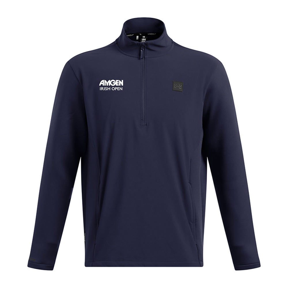 Amgen Irish Open Under Armour Men&#39;s Navy 1/4 Zip Mid Layer