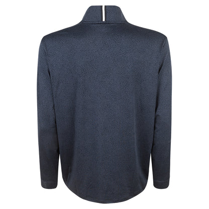 Amgen Irish Open Under Armour Men's Black Print 1/4 Zip Mid Layer
