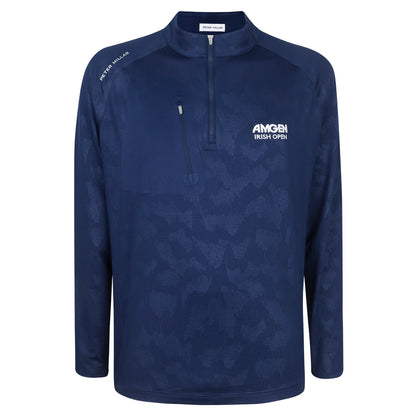 Amgen Irish Open Peter Millar Men's Very Camo 1/4 Zip Mid Layer