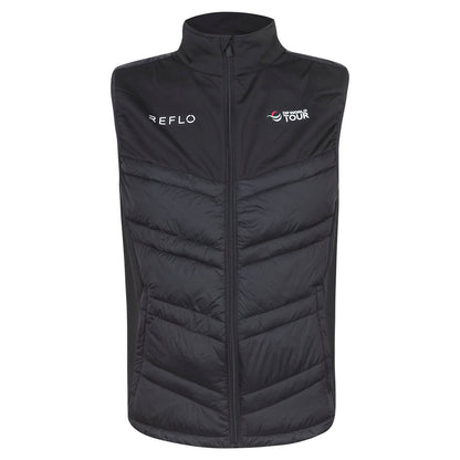 DP World Tour Reflo Men's Black Padded Gilet