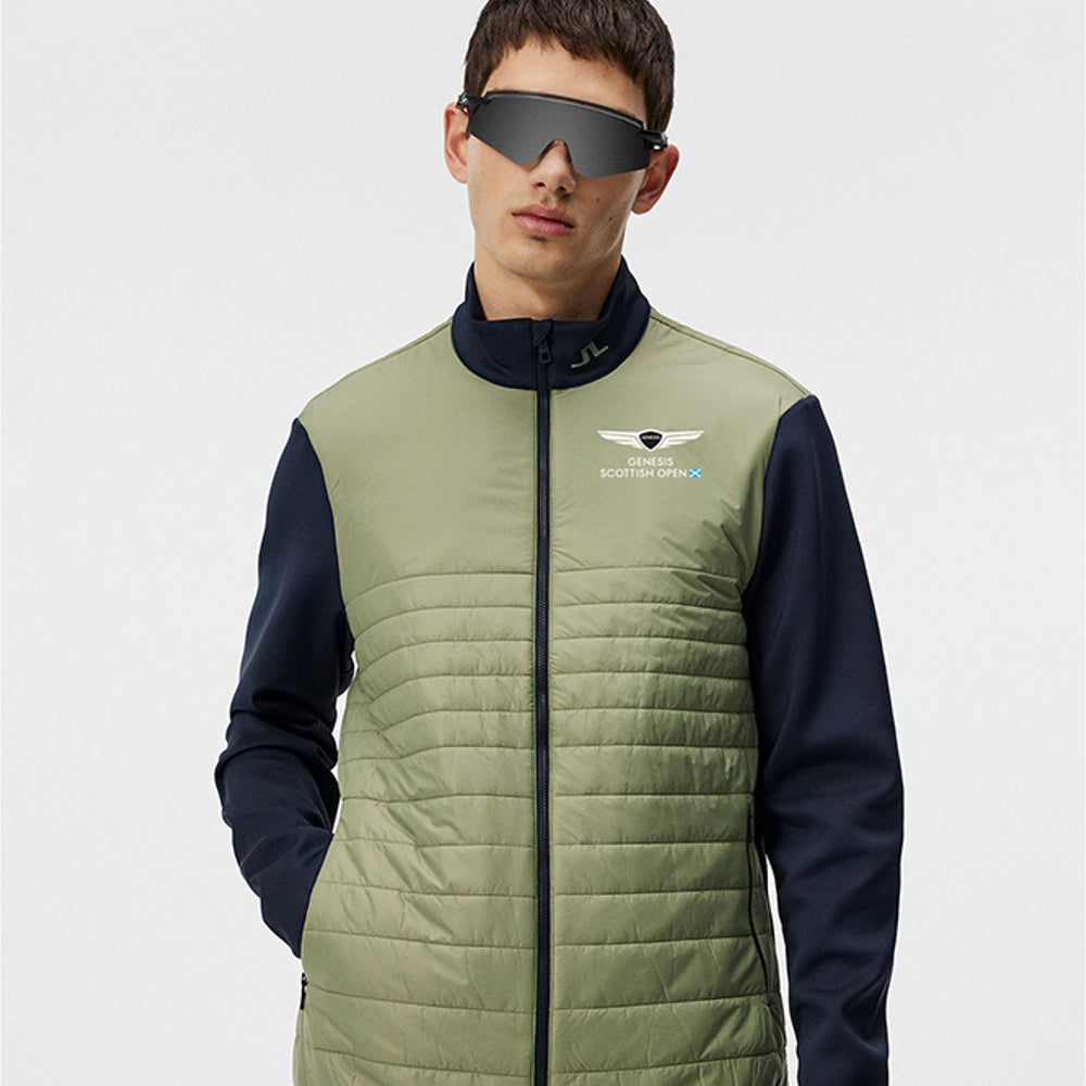 Genesis Scottish Open J.Lindeberg Men's Green Hybrid Jacket