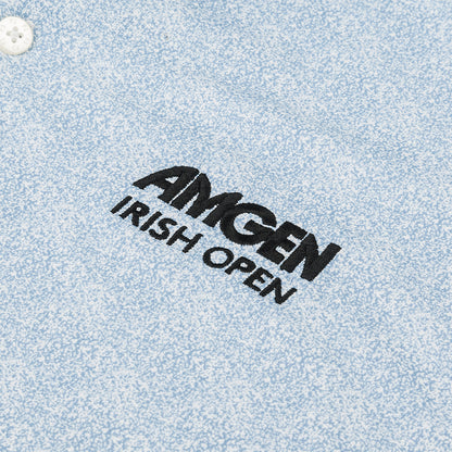 Amgen Irish Open FootJoy Men's Light Blue Pattern Polo Shirt