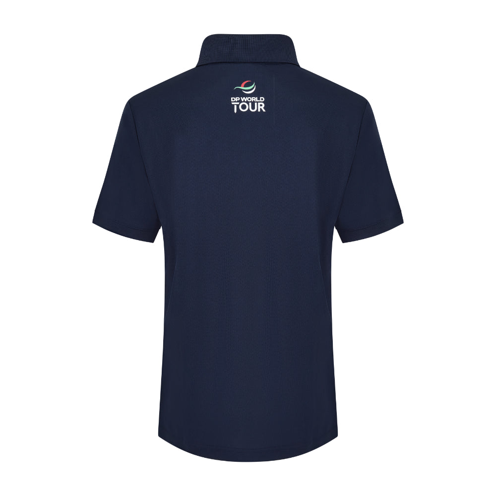 Amgen Irish Open Men's Navy Polo Shirt Back