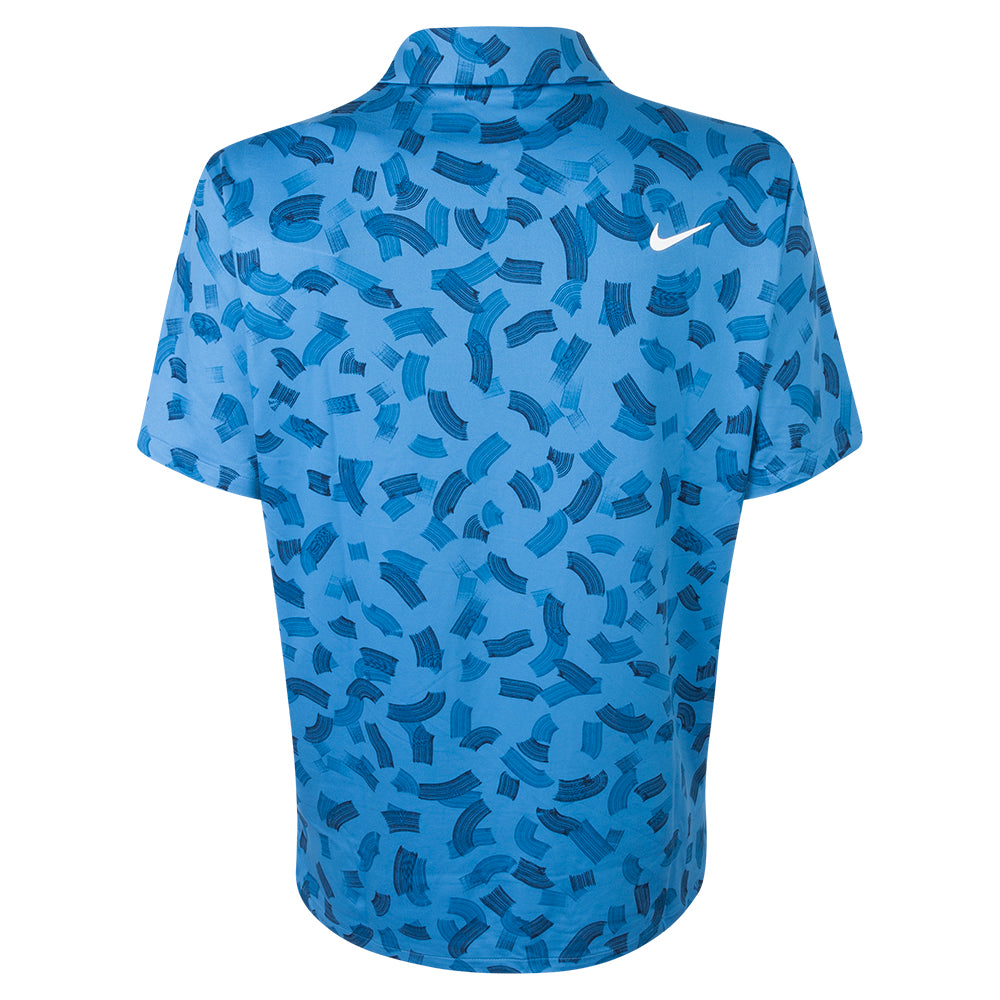BMW PGA Championship Nike Men's Blue Print Polo Shirt