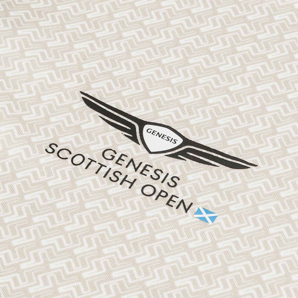 Genesis Scottish Open J.Lindeberg Men's Stone Print Polo