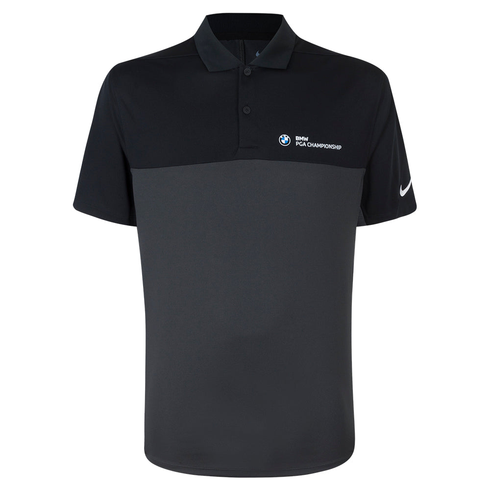 BMW PGA Championship Nike Men's Black Panel Polo Shirt