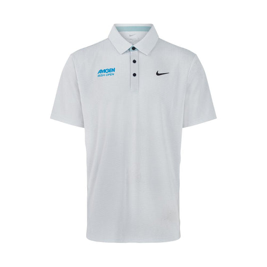 Amgen Irish Open Nike Men's White Print Polo Shirt
