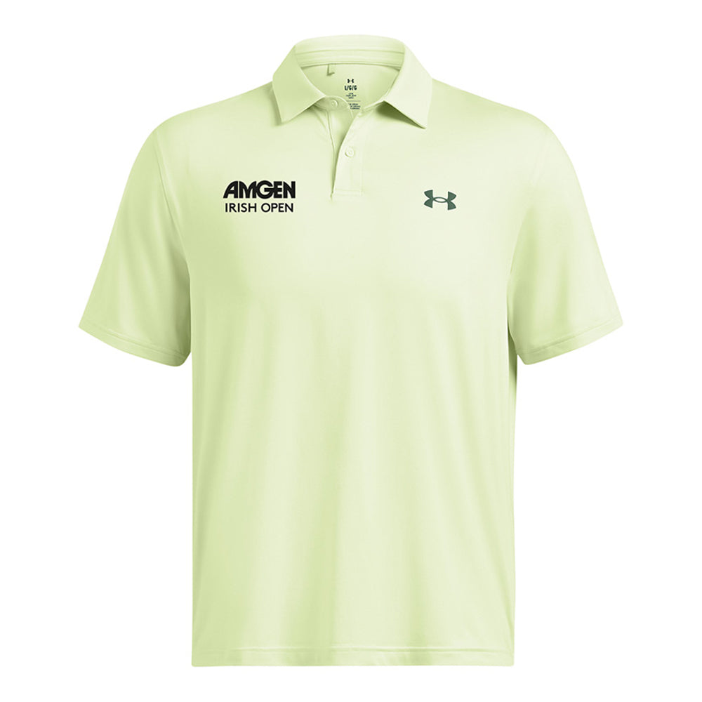 Amgen Irish Open Under Armour Men&#39;s Green Polo Shirt