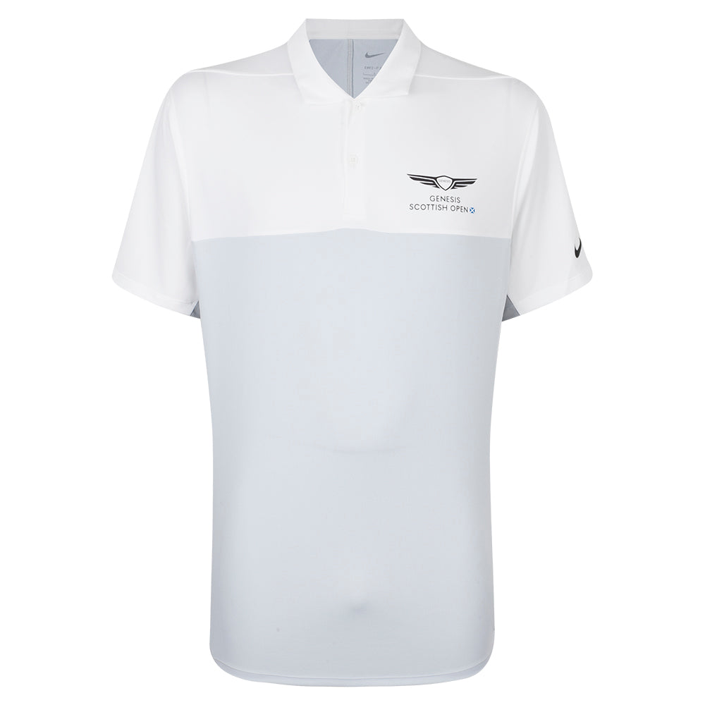 Genesis Scottish Open Nike Men&#39;s White Panel Polo Shirt