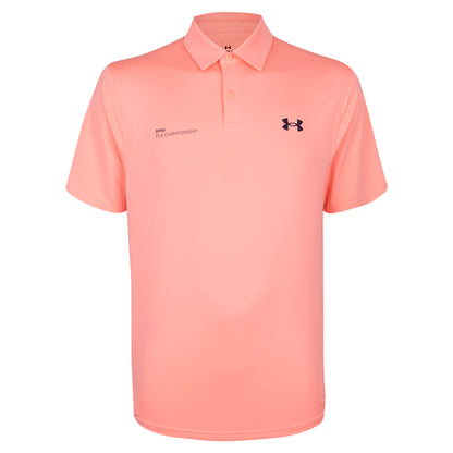 BMW PGA Championship Men's Under Armour Peach Polo Shirt