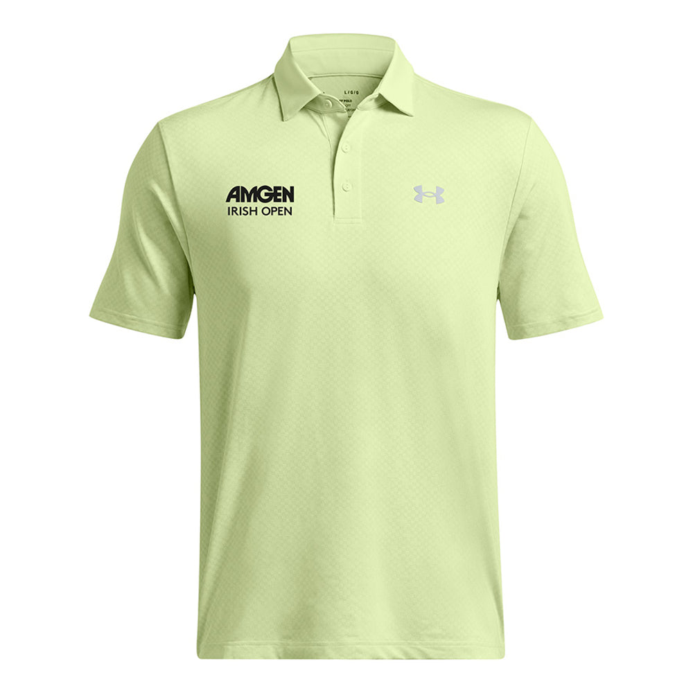 Amgen Irish Open Under Armour Men's Green Print Polo Shirt