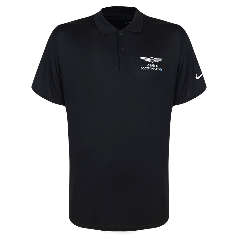 Genesis Scottish Open Nike Men&#39;s Black Polo Shirt