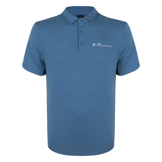 BMW PGA Championship Men's lululemon Evolution Blue Polo Shirt