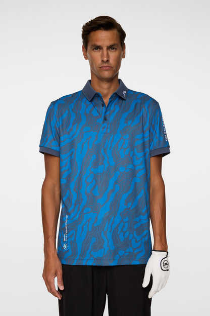 BMW PGA Championship J.Lindeberg Tour Tech Print Polo Shirt