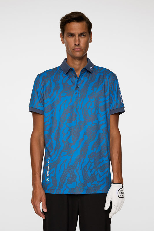 BMW PGA Championship J.Lindeberg Tour Tech Print Polo Shirt