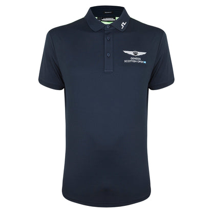 Genesis Scottish Open J.Lindeberg Men's Jeff Navy Polo Shirt