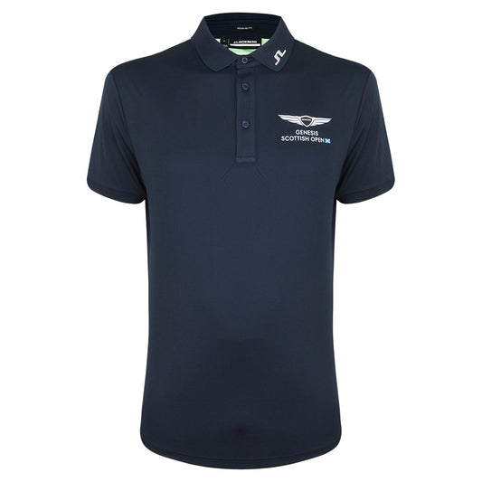 Genesis Scottish Open J.Lindeberg Men's Jeff Navy Polo Shirt