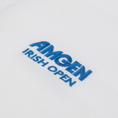 Amgen Irish Open Glenmuir Men's White Tipped Polo Shirt