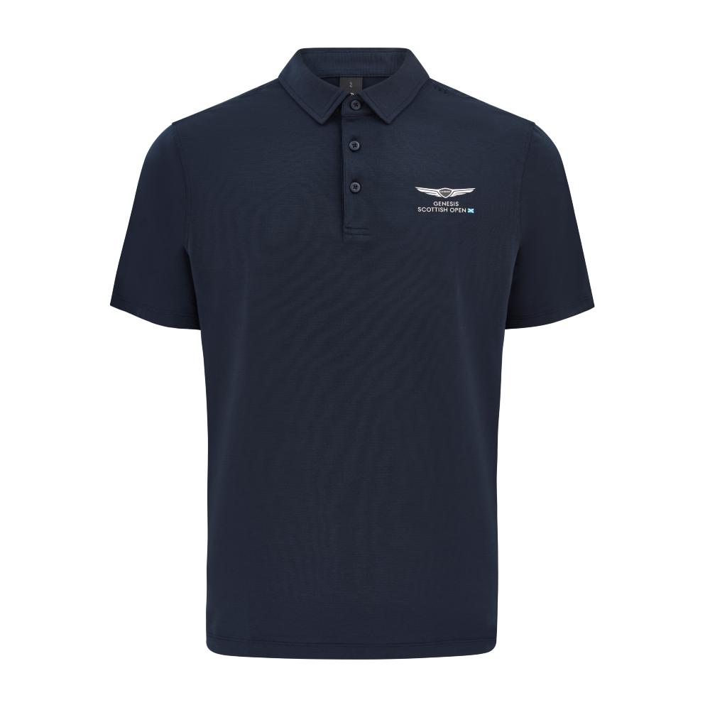 Genesis Scottish Open Men's lululemon Navy Evolution Polo Shirt view 1
