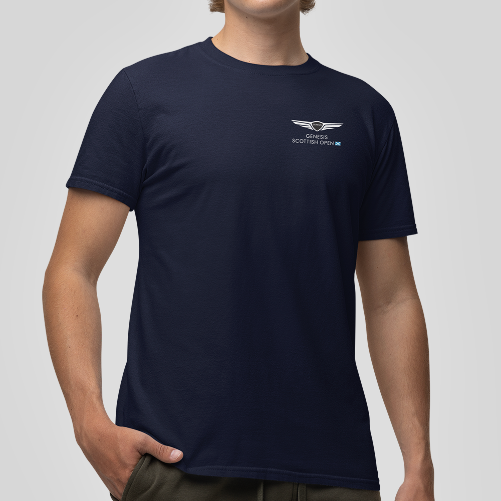 Genesis Scottish Open Men&#39;s Navy T-Shirt Model