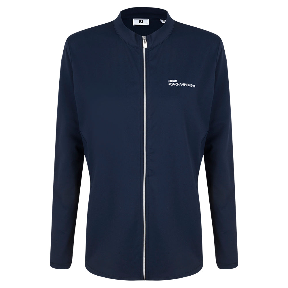 BMW PGA Championship FootJoy Women&#39;s Navy Full Zip Mid Layer