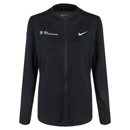 BMW PGA Championship Nike Women's Black Full Zip Mid Layer