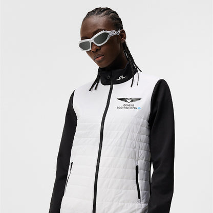 Genesis Scottish Open J.Lindeberg Women's White Hybrid Jacket