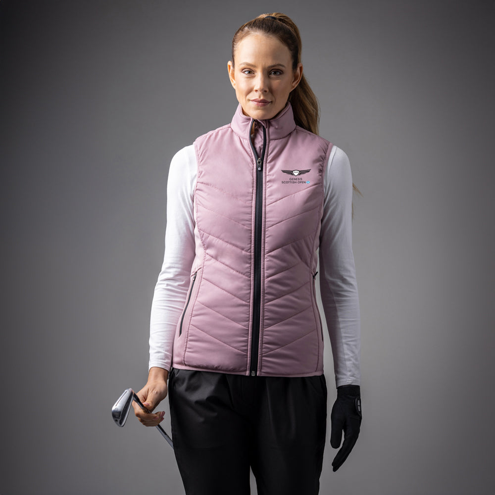 Genesis Scottish Open Sunderland of Scotland Women&#39;s Pink Gilet Model