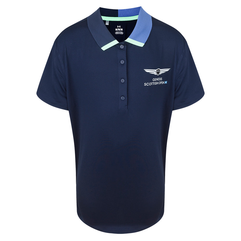 Genesis Scottish Open Under Armour Women's Navy Polo Shirt