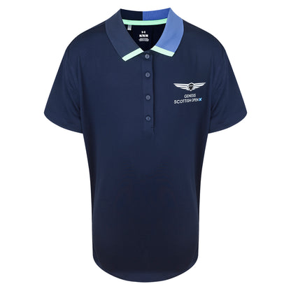 Genesis Scottish Open Under Armour Women's Navy Polo Shirt