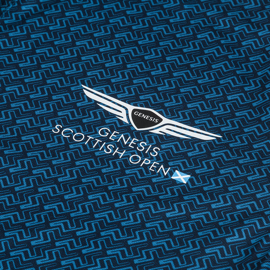 Genesis Scottish Open J.Lindeberg Women's Navy Print Polo