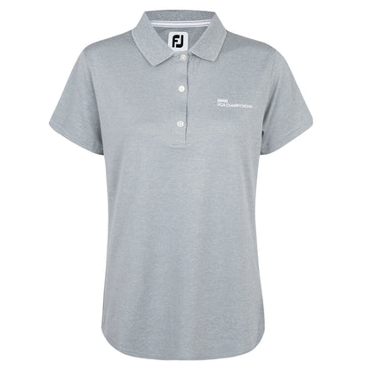 BMW PGA Championship FootJoy Women's Grey Polo Shirt
