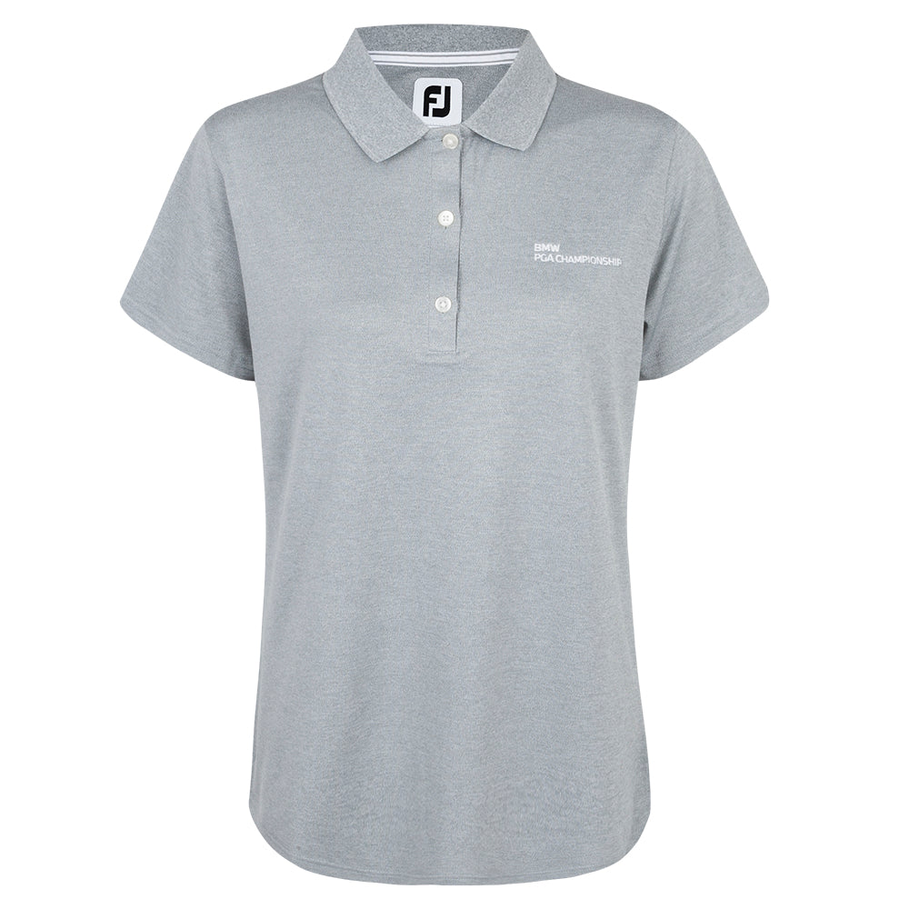 BMW PGA Championship FootJoy Women&#39;s Grey Polo Shirt