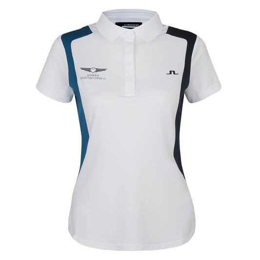 Genesis Scottish Open J.Lindeberg Women's White Polo