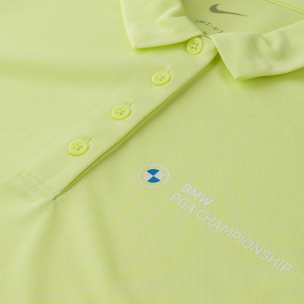 BMW PGA Championship Nike Women&#39;s Yellow Polo Shirt