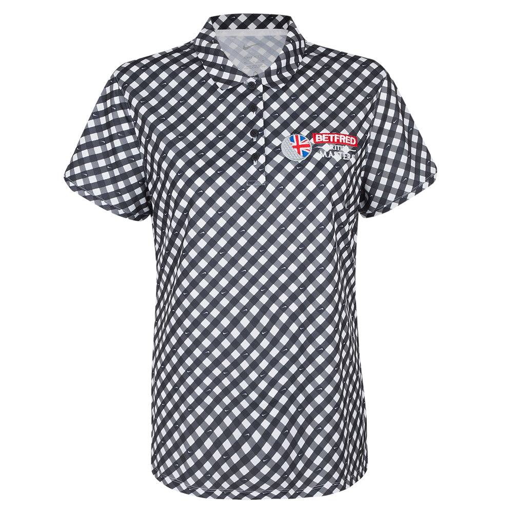 Betfred British Masters - Nike Women's Black Printed Polo view 1