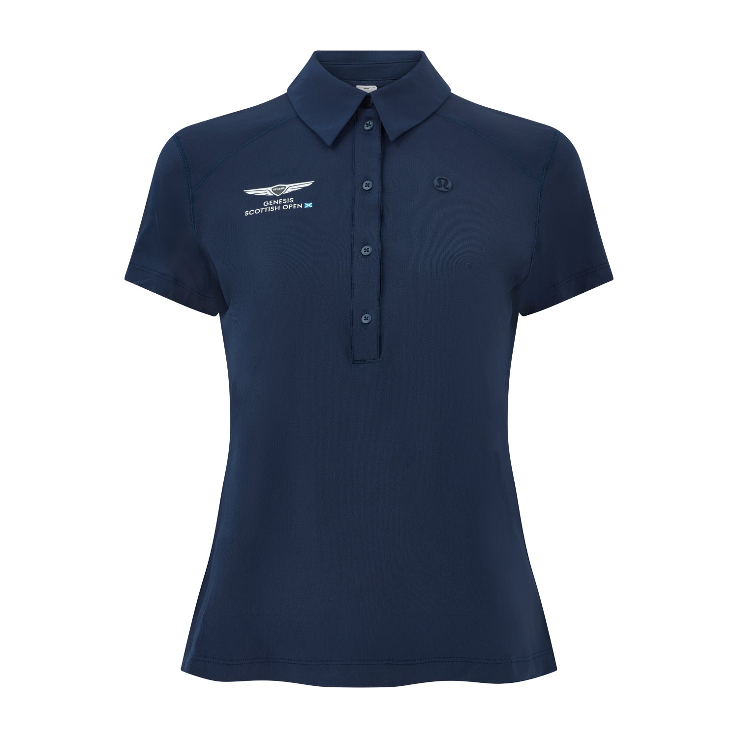 Genesis Scottish Open Women's lululemon Navy Polo Shirt view 1