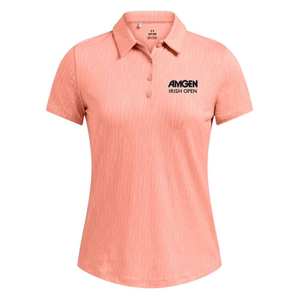 Amgen Irish Open Under Armour Women&#39;s Orange Polo Shirt