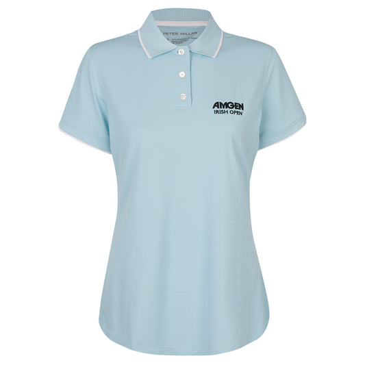 Amgen Irish Open Peter Millar Women's Whitworth Blue Polo Shirt
