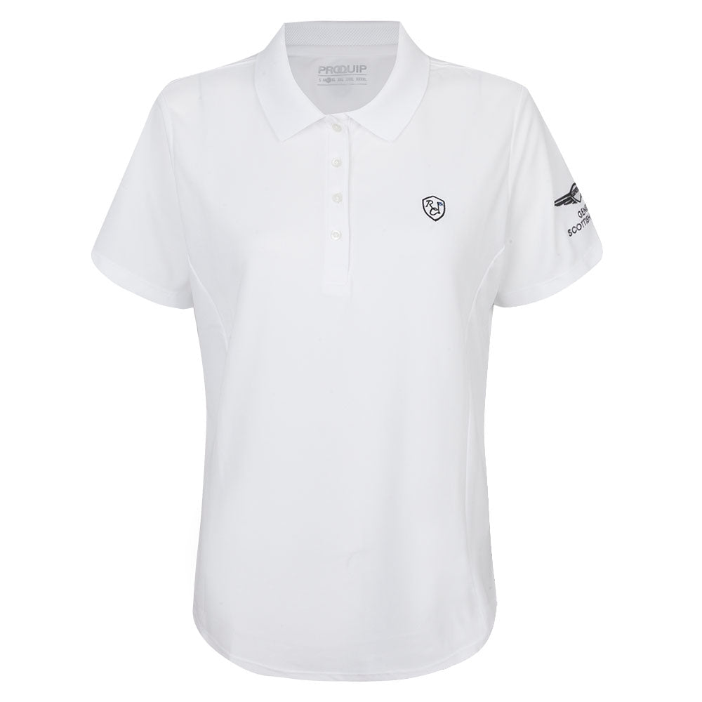 Genesis Scottish Open x TRC Women's ProQuip White Polo Shirt view 1