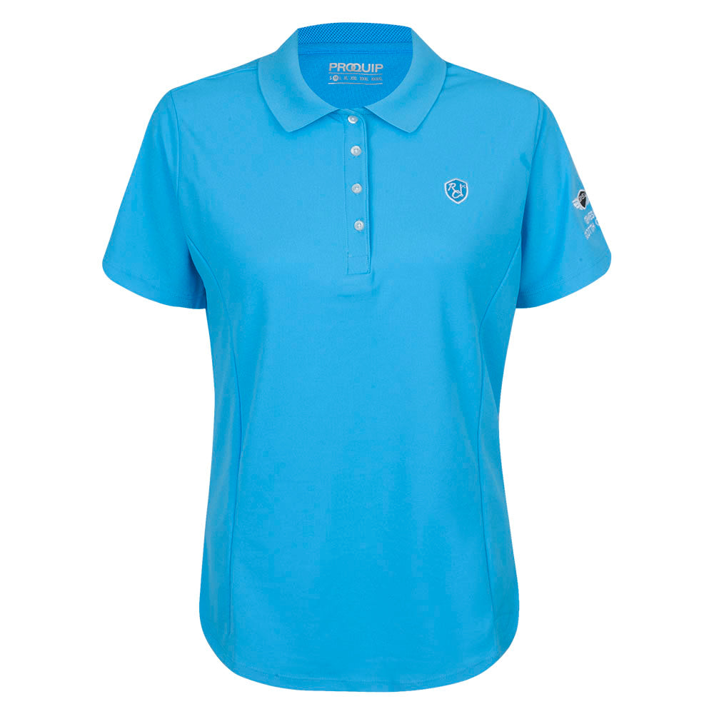 Genesis Scottish Open x TRC Women&#39;s ProQuip Blue Polo Shirt