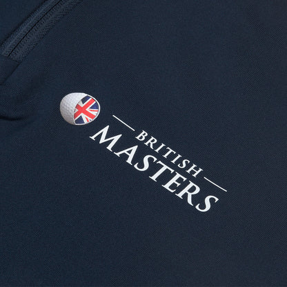 Betfred British Masters Youth 1/4 Zip Midlayer - Navy