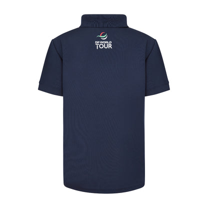 Amgen Irish Open Youth Navy Polo Shirt Back