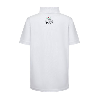 Amgen Irish Open Youth White Polo Shirt Back