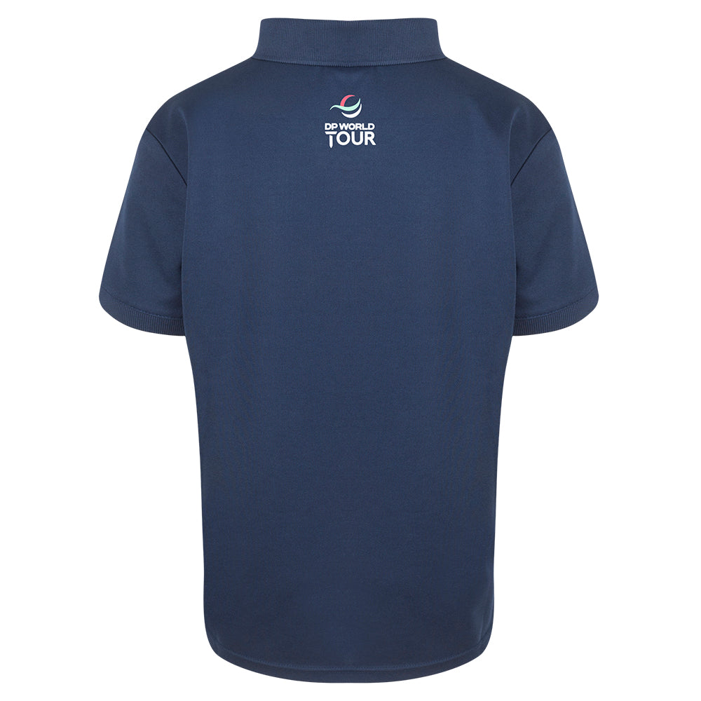 Genesis Scottish Open Youth Navy Polo Shirt Back